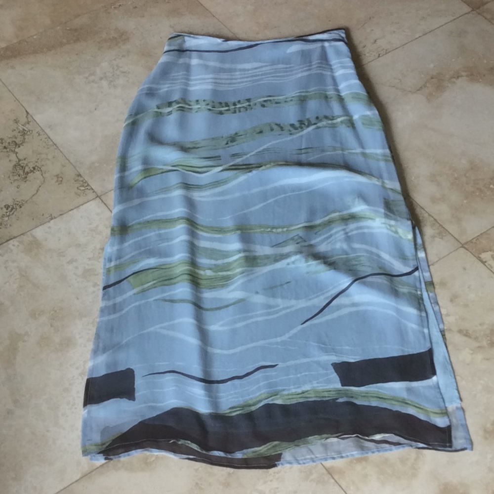 BCBGMAXAZRIA  Silk Skirt
